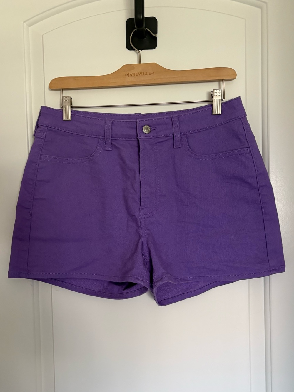 Old Navy Purple Woman’s Cotton-Blend Shorts